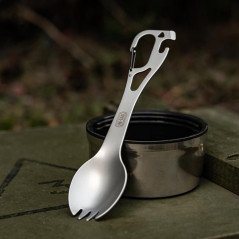M-Tac Spork Cutlery Set with a Carabiner Valgymo įrankiai