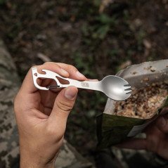 M-Tac Spork Cutlery Set with a Carabiner Valgymo įrankiai