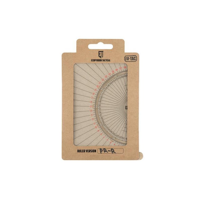 M-Tac Ecopybook Tactical Protractor PR-R Matlankis