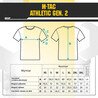 M-Tac Sweat-Wicking T-Shirt Athletic Tactical Gen.II Marškinėliai su Velcro antsiuvams