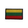 Kootud Leedu trikoloori plaaster 52 × 32 mm Velcro