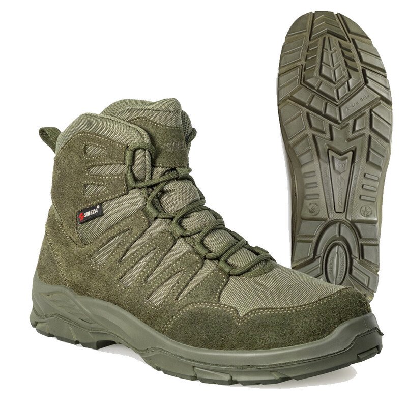 Sibeza Tactic Boots SVG OliveTaktiniai Batai Vidutiniu Aulu