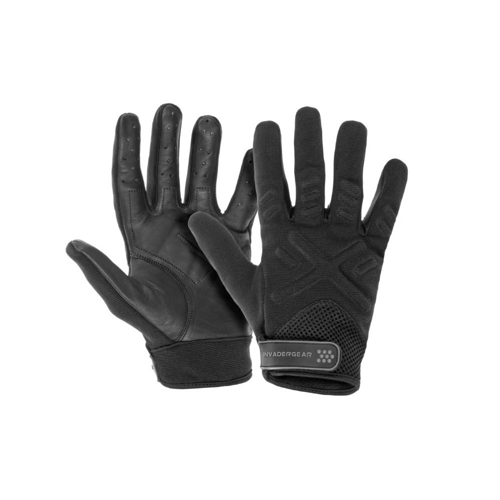 Invader Gear Laskekindad 29 % nahk/53 % polüamiid/18 % polüester, Must