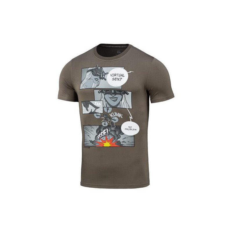 M-Tac T-Shirt Comics Drone Girl Marškinėliai su dronų motyvais