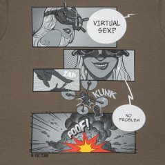 M-Tac T-Shirt Comics Drone Girl Marškinėliai su dronų motyvais