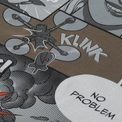 M-Tac T-Shirt Comics Drone Girl Marškinėliai su dronų motyvais