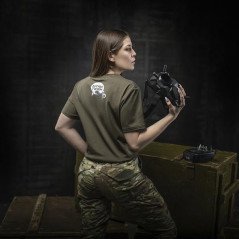 M-Tac T-Shirt Comics Drone Girl Marškinėliai su dronų motyvais