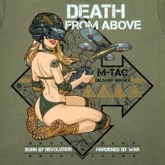 M-Tac T-Shirt Delivery Service Marškinėliai su dronų motyvais