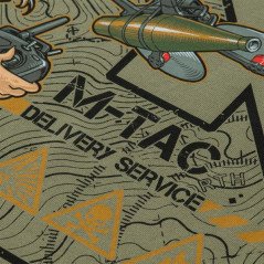 M-Tac T-Shirt Delivery Service Marškinėliai su dronų motyvais