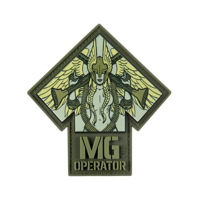 M-Tac PVC embleem „Valkyrie" Tiwaz ruuniga – 9,2 × 8,6 cm