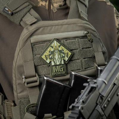 M-Tac PVC embleem „Valkyrie" Tiwaz ruuniga – 9,2 × 8,6 cm