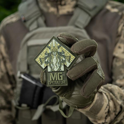 M-Tac PVC embleem „Valkyrie" Tiwaz ruuniga – 9,2 × 8,6 cm