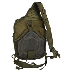 Mil-Tec Woodland One Strap Assault Pack Small Woodland marginimo maža kuprinė per petį 10L