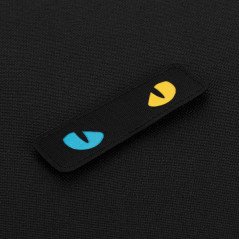 M-Tac Patch Cat Eyes Laser Cut Black/Yellow/Blue Antsiuvas su ukrainietiškais motyvais