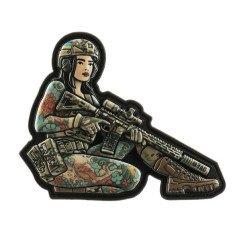M-Tac patch Tactical girl NO2 Yakuza Brunet PVC Antsiuvas