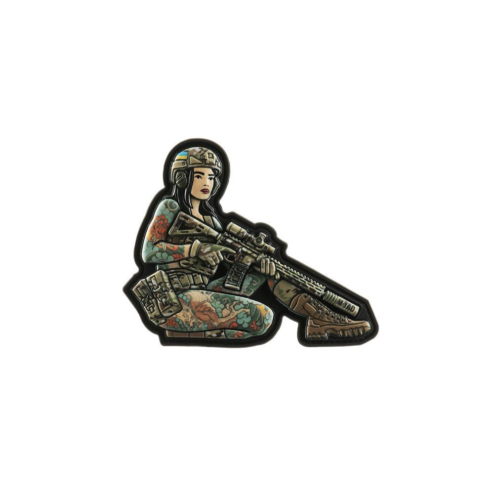 M-Tac Pin-Up Jakuutsa PVC embleem – 8×10 cm