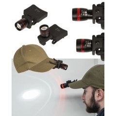 Mil-Tec CREE Zoom Led Adjustable Flashlight Universalus reguliuojamas žibintuvėlis