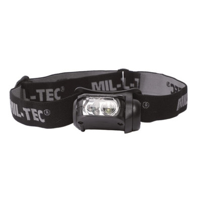 Mil-Tec 4-värviline LED pealatern – kuni 65 lm