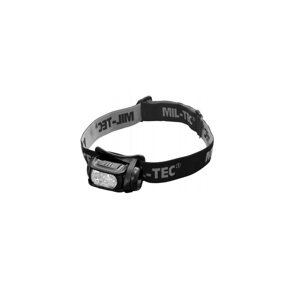 Mil-Tec 4-värviline LED pealatern – kuni 65 lm