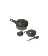 Wildo Adventure Kit 4pcs KCT Olive 4 dalių puodų ir įrankių rinkinys