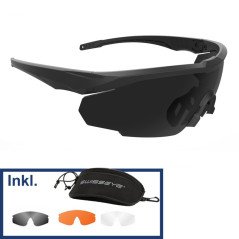 Swiss Eye BLACKHAWK PRO Tactical Glasses Black Taktiniai, apsauginiai, šaudymo akiniai
