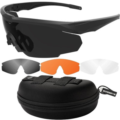 Swiss Eye Blackhawk Pro taktikalised prillid – 3 läätse, EN/MIL/ANSI