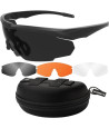 Swiss Eye Blackhawk Pro taktikalised prillid – 3 läätse, EN/MIL/ANSI