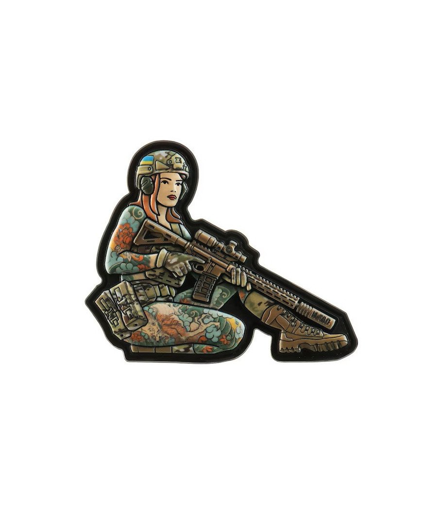 M-Tac Patch Tactical girl №2 Yakuza Brunet PVC Antsiuvas