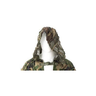 Invader Gear Ghillie Base Cape maskeerimisviit, Woodland