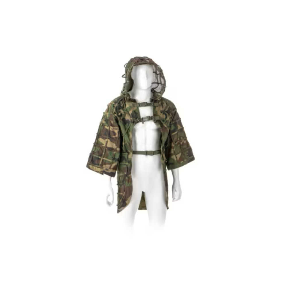 Invader Gear Ghillie Base Cape maskeerimisviit, Woodland