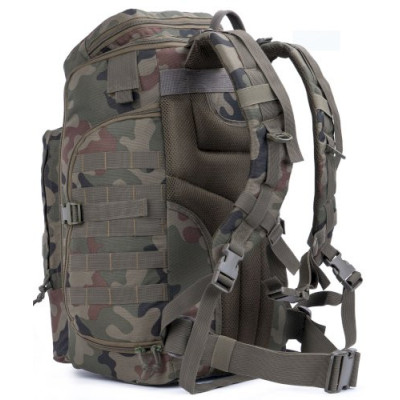 Texar Aldus Woodland seljakott 57 l MOLLE-ga — 3/4