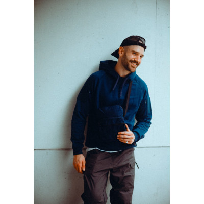 Helikon-Tex Urban Tactical Hoodie känguru dressipluus, Must