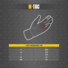 M-Tac Gloves Fleece Thinsulate 3M Flisinės, šiltos, žieminės pirštinės
