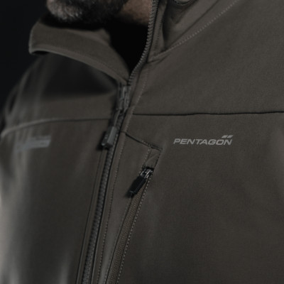 Pentagon Reiner 2.0 softshell jakk Storm|Tex™ laminaat, Dark Olive