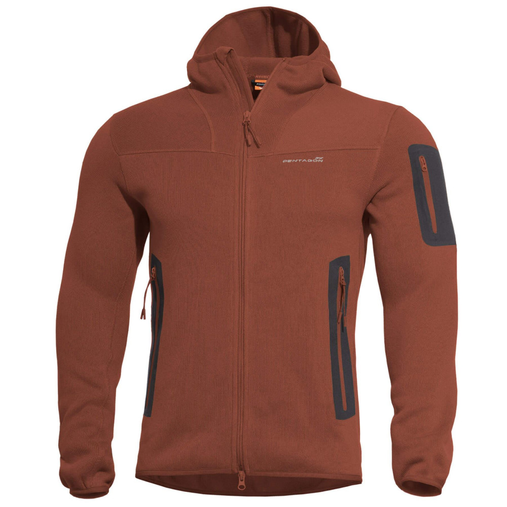 Pentagon Falcon Pro Polartec® kapuutsiga dressipluus 140 GSM, Punane