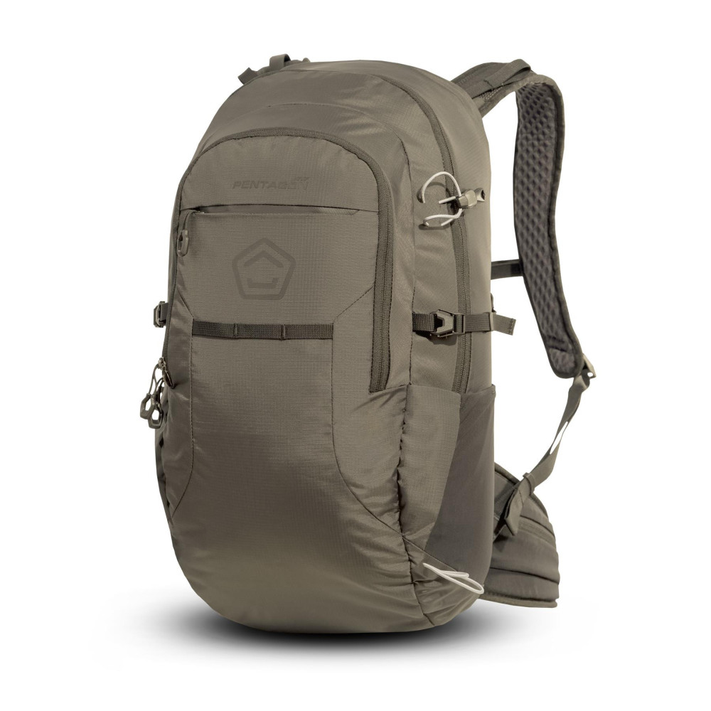 Pentagon Minor 28 l seljakott taaskasutatud materjalidest, Olive