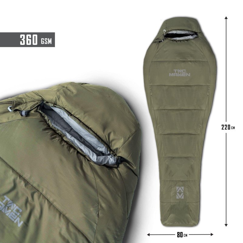 Tac Maven Mummy Sleeping Bag 360gr/m2 Žieminis miegmaišis