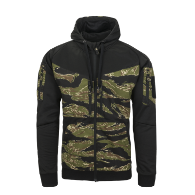 Helikon-Tex ROGUE Hoodie FullZip taktikaline kapuutsiga dressipluus, Multicam Black