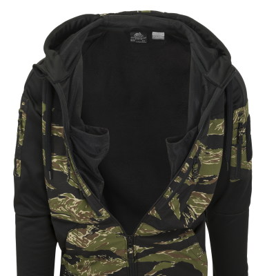 Helikon-Tex ROGUE Hoodie FullZip taktikaline kapuutsiga dressipluus, Multicam Black