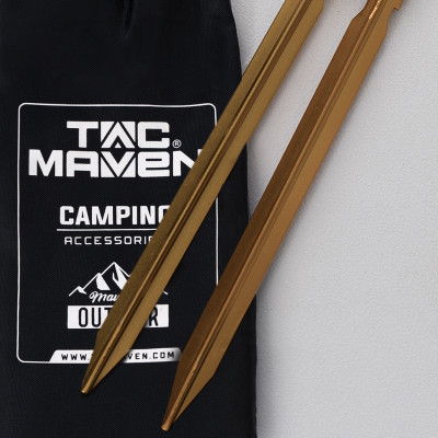 Tac Maven Alumiiniumist telgipulgad 4 tk, à 8,5 g, Oranž