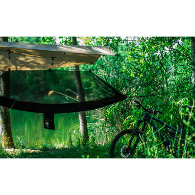 MYNEST hamaak sääsevõrguga – 275 × 150 cm, 500 g