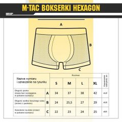 M-Tac Underwear Hexagon Vyriškos apatinės kelnaitės