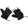 MFH Fleece Gloves with Pull Loops Fliisist kindad, Must
