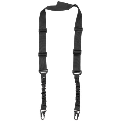 MFH Bungee Sling 2-Point Relvarihm, 2 punkti, Must