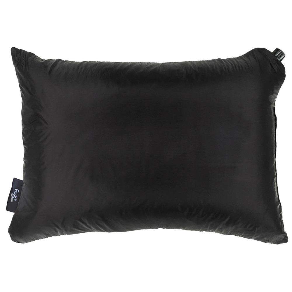 Fox Outdoor Travel Pillow Inflatable Täispuhutav reisipadi, Must
