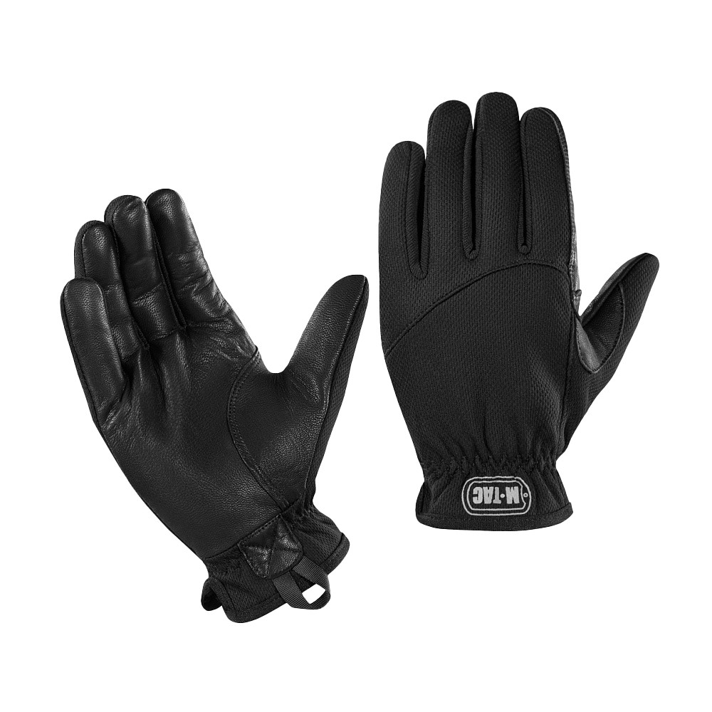 M-Tac Scout Tactical Mk.2 Leather Gloves – taktikalised kindad, Must