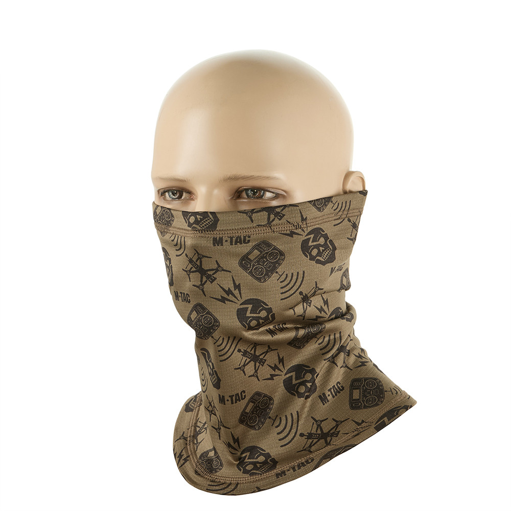 M-Tac Scarf Tube Microfleece Drone Pattern – kaelasoojendaja, Tan