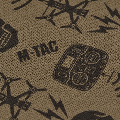 M-Tac Scarf Tube Microfleece Drone Pattern – kaelasoojendaja, Tan