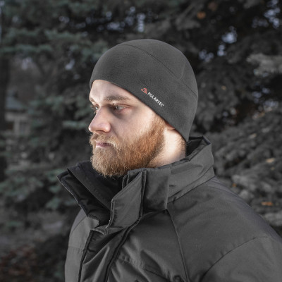 M-Tac Fleece Watch Cap Light Polartec – talvemüts, Must